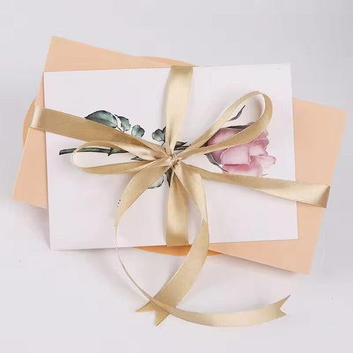 1Roll Gift Wrapping Ribbon Champagne Gold Packing Ribbon Sash Wedding Party Supplies Event Anniversary Banquet Decoration