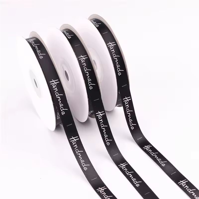 5 Yards Handmade Printed Polyester Ribbon For Bow Craft Wedding Party DIY Decoration Gift packaging accessories 10mm